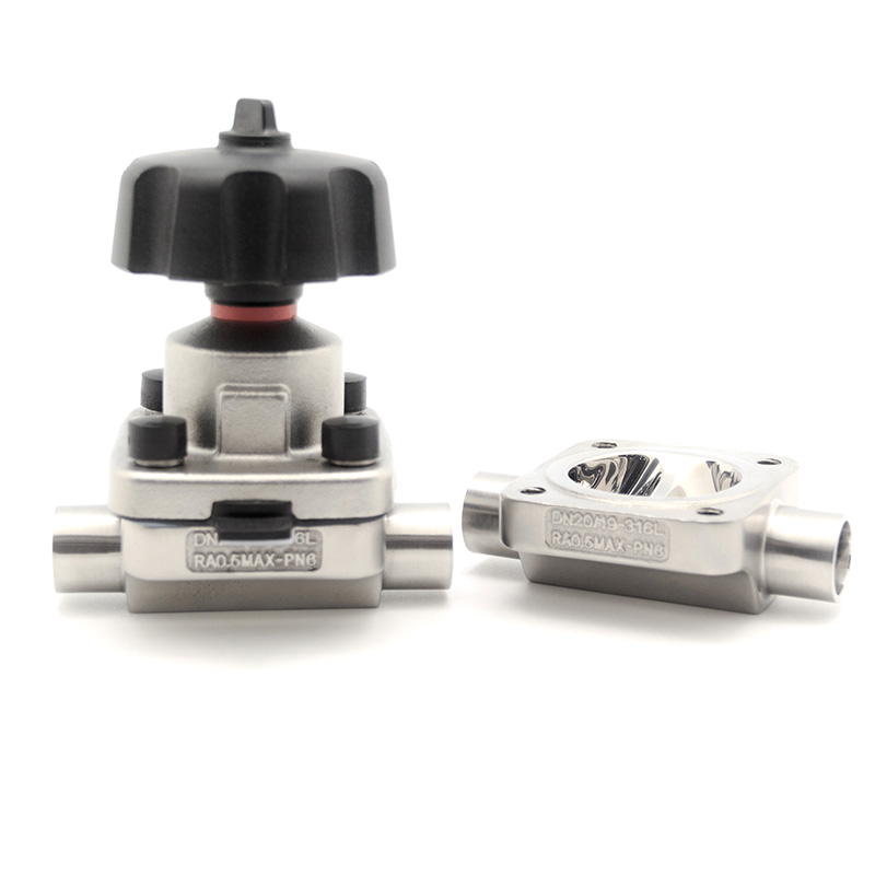 Weld Pharmaceuticals 2-Way Manual Diaphragm Valve