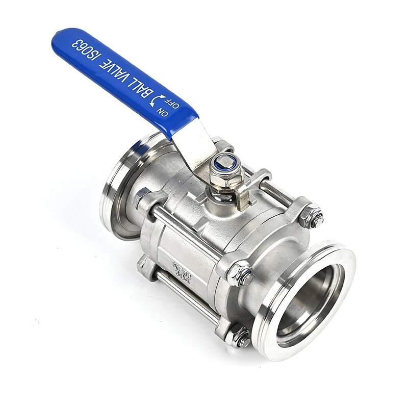 ISO 3-piece Flange Ball Valve Hole Shrinkage