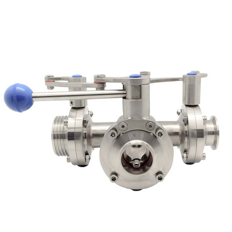 Three Way Butterfly Valve