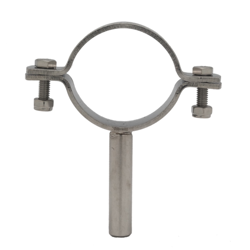Round Pipe Holder with Solid Bar