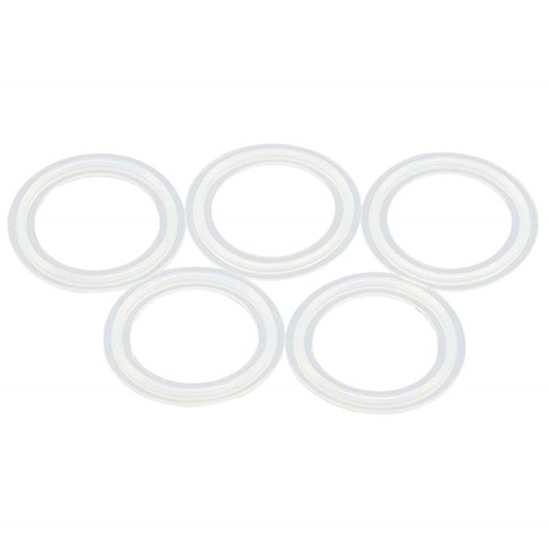 White Silicone Sanitary Tri-Clamp Gasket