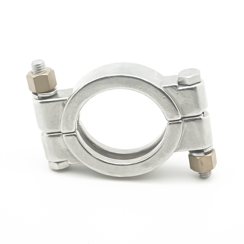 ibasenice Tri-clamp Stainless Steel 304 Single Pin Heavy Duty Tri Clamp with Wing Nut with Silicone Gasket for Ferrule Tool 1 Set ibasenice Tri-clamp Stainless Steel 304 Single Pin Heavy Duty Tri Clamp with Wing Nut with Silicone Gasket for Ferrule Tool 1 Set