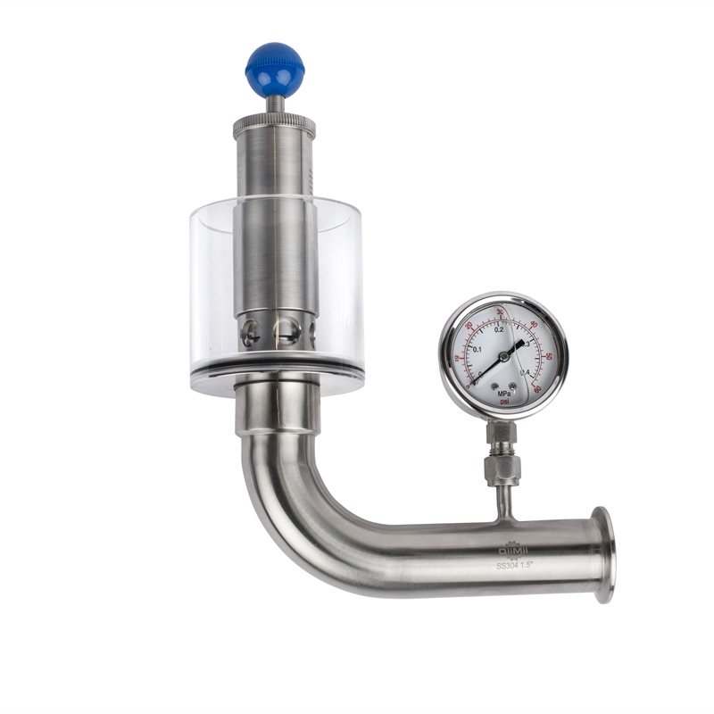 Air Release Valve with Pressure Gauge